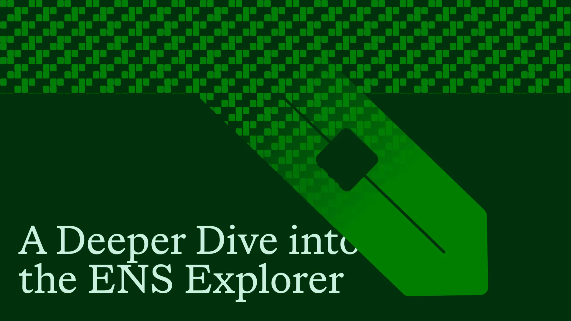 A Deeper Look at the ENS Explorer